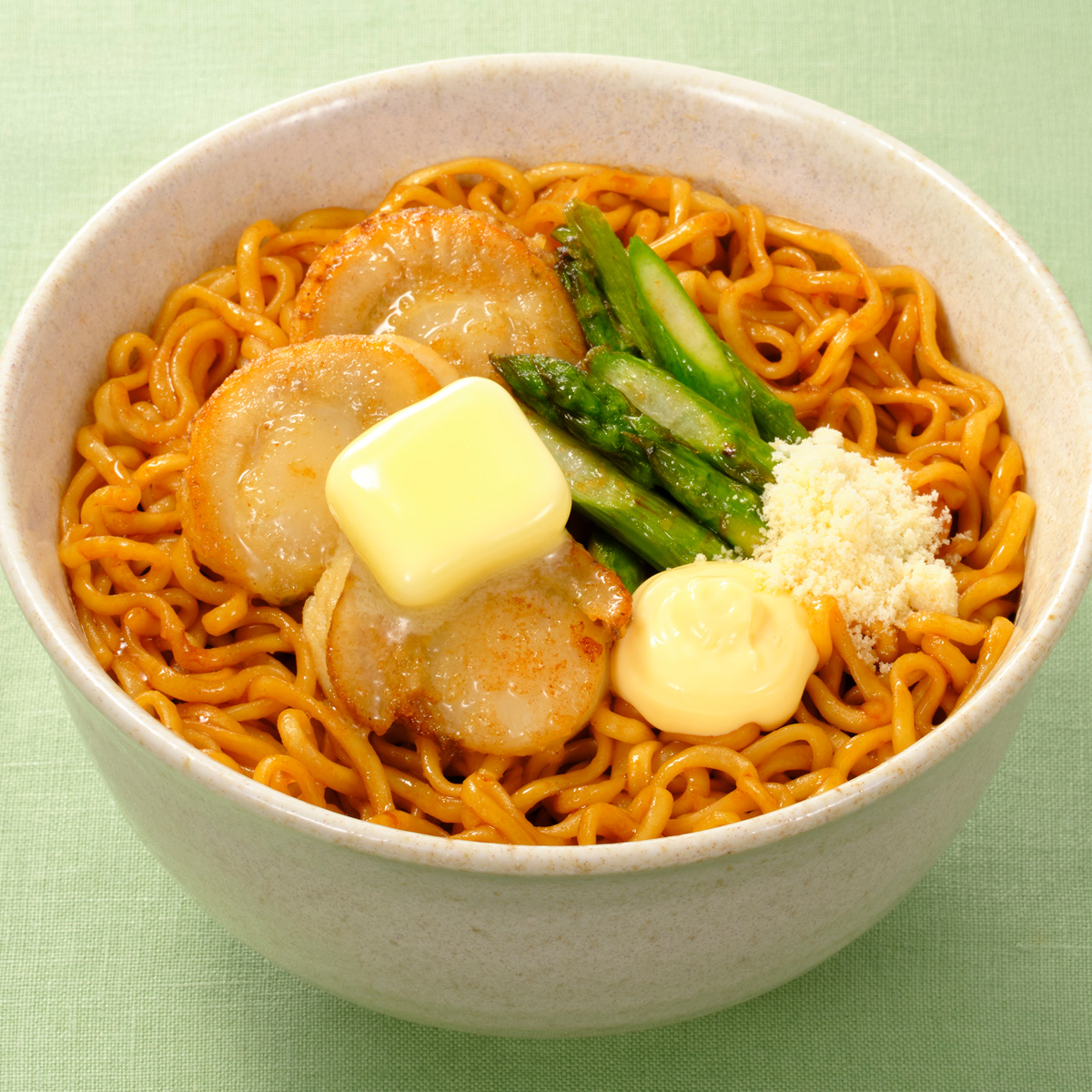 ホタテバターの油そば