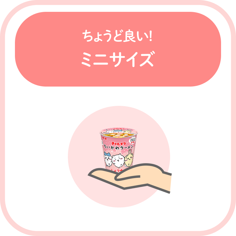 ちょうど良い!ミニサイズ