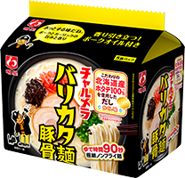 チャルメラバリカタ麺豚骨